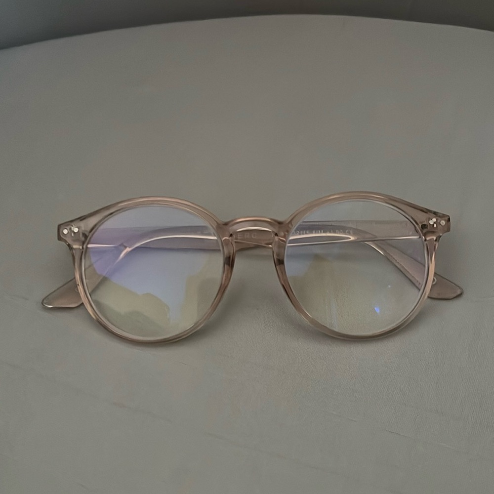 Aimee Kestenberg pink reading glasses +1.50